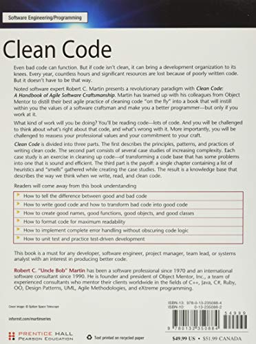 Book Review: Clean Code. A Handbook of Agile Software